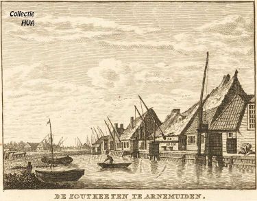 De zoutketen te Arnemuiden. De zoutketen te Arnemuiden.