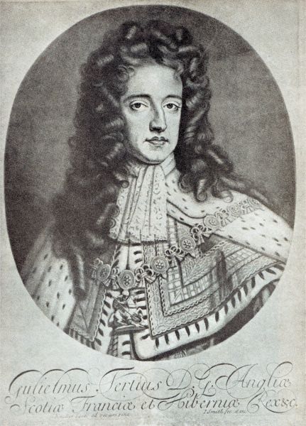 Een afbeelding van de Stadhouder-Koning Prins Willem III. Een afbeelding van de Stadhouder-Koning Prins Willem III.