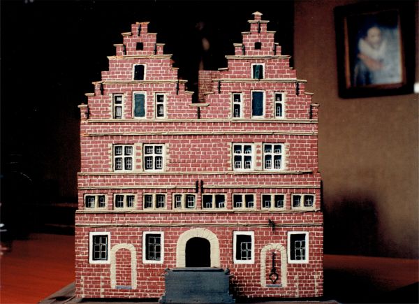 Het in miniatuur nagemaakte oude Stadhuis. Het in miniatuur nagemaakte oude Stadhuis.