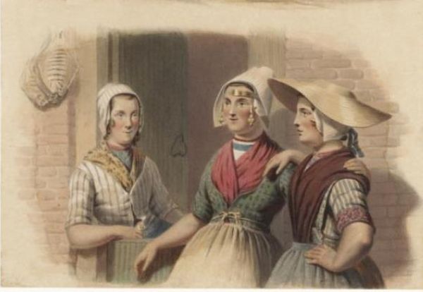 Vissersvrouwen van Arnemuiden. Vissersvrouwen van Arnemuiden.