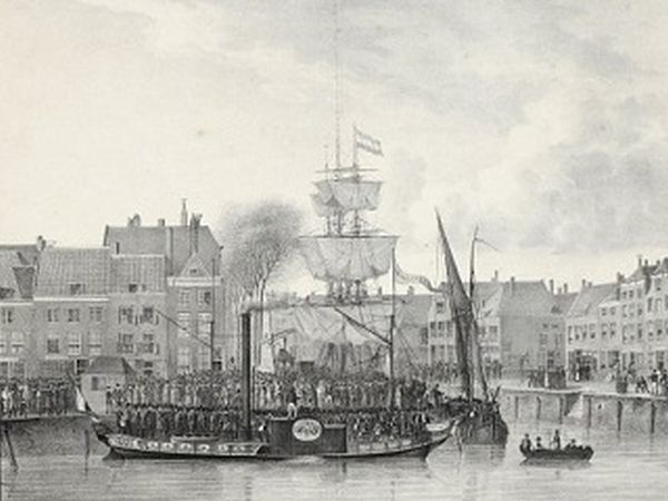 Het vertrek van ‘des Konings Zeeuwsche Mobiele Schutterij’ van de kade te Middelburg in 1931. Ook de zoon van burgemeester C.D. Baars, de in 1832 benoemde secretaris C.J. Baars, is hierbij. Hij dient de brigade als 2e luitenant. Het vertrek van ‘des Konings Zeeuwsche Mobiele Schutterij’ van de kade te Middelburg in 1931. Ook de zoon van burgemeester C.D. Baars, de in 1832 benoemde secretaris C.J. Baars, is hierbij. Hij dient de brigade als 2e luitenant.