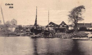 De scheepswerf van Meerman in 1903. De scheepswerf van Meerman in 1903.