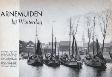 Vissersschepen aan het Schorretje. Vissersschepen aan het Schorretje.