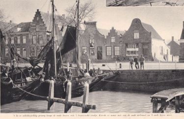 In de haven van Veere. In de haven van Veere.