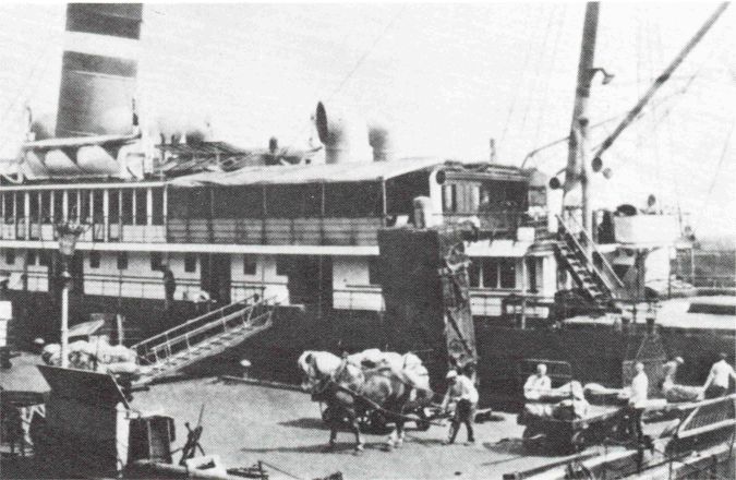 Mailboot te Vlissingen. Mailboot te Vlissingen.