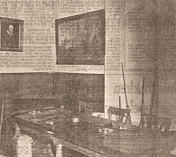 De raadszaal in het Stadhuis vóór de renovatie. De raadszaal in het Stadhuis vóór de renovatie.