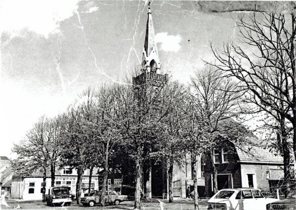 De Markt omstreeks halverwege de zestiger jaren. De Markt omstreeks halverwege de zestiger jaren.