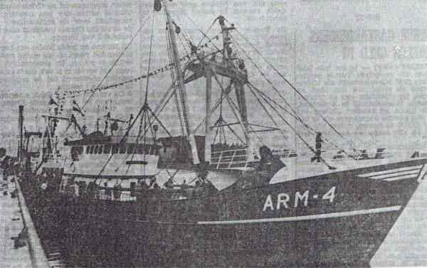 De nieuwe aanwinst van de Arnemuidse vloot, de ARM 4. De nieuwe aanwinst van de Arnemuidse vloot, de ARM 4.
